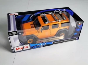 Maisto Jeep Rescue Concept SUV Maßstab 1:18 Diecast Modell 4x4 orange Neu in OVP - Bild 1 von 9