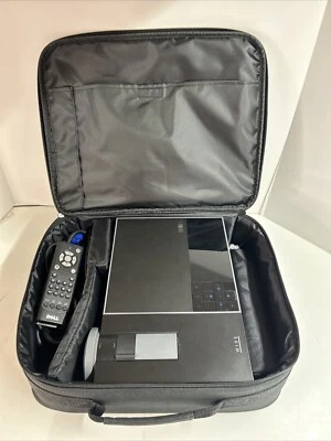 Dell 1609WX  DLP HD Home Theater Projector. Power Cords.  Remote. - Image 1 of 4