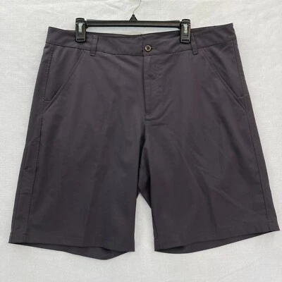 Fila 运动高尔夫短裤男式 38 灰色平前斜纹布短裤中腰 10 英寸内缝 — 第 1/4 张图片