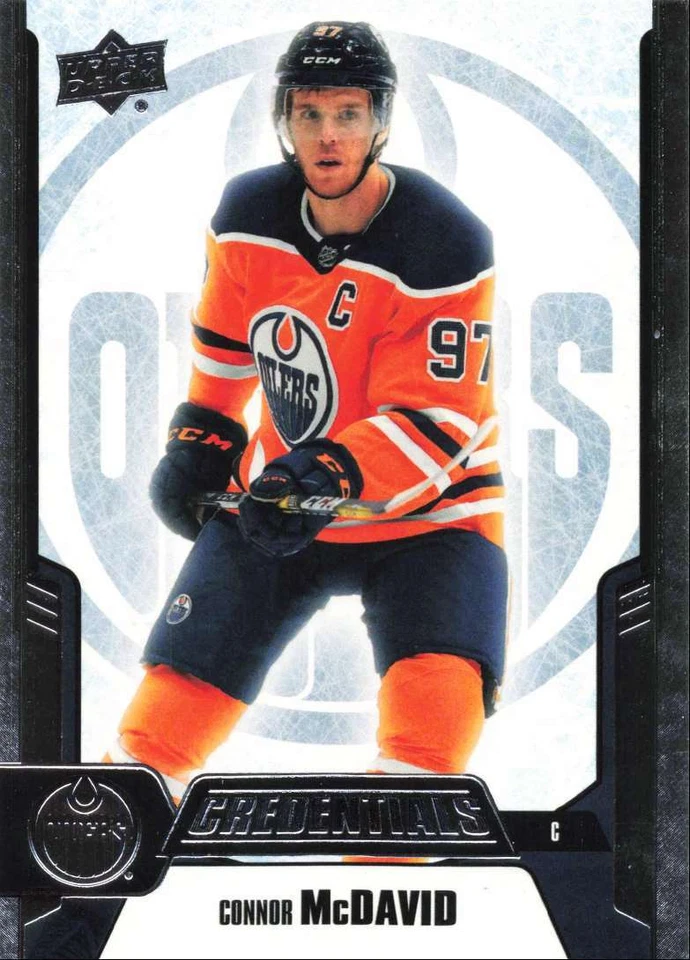 2019-20 Upper Deck Credentials Connor McDavid Edmonton Oilers #1 - Image 1 of 2