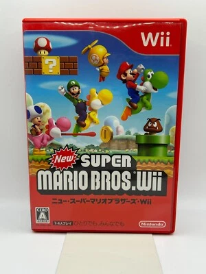 New Super Mario Bros. Wii CIB Nintendo Wii Japanese - Image 1 of 4