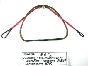 *BROWN* Crossbow String Excalibur Micro series 26 inch Handmade - Picture 1 of 1