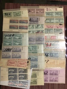 USA US plate block stamps MNH lot 45 Different Back Of The Book U.S Vintage - Picture 1 of 2