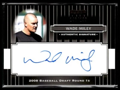 2008 Razor Signature Series Wade Miley Rookie Auto 149/199 Arizona Diamondbacks - Image 1 of 2