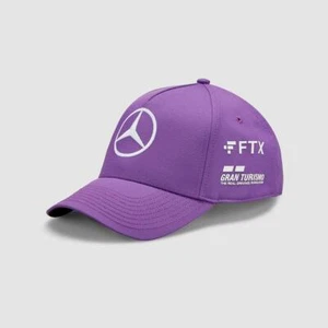 Gorra de béisbol Mercedes F1 Lewis Hamilton púrpura Fórmula 1 2022 - Imagen 1 de 4