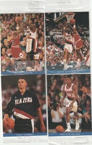 Lote de 4 tarjetas de baloncesto Franz Portland Trail Blazers 1992 selladas # 10 11 14 19 - Imagen 1 de 2