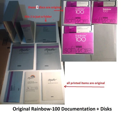 Vintage Digital Equipment Corp. DEC Rainbow 100: System Documentation + Disks - Image 1 of 4