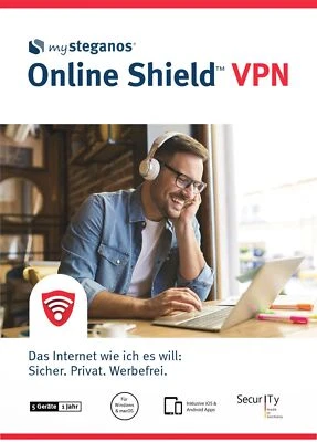 mySteganos Online Shield VPN 2021 5-Geräte / 1-Jahr / Key (ESD) - Bild 1 von 4