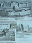 c1825 THUCYDIDES ANCIENT GREECE PLAN SIEGE PLATAEA PALISADE WALLS FORTIFICATION