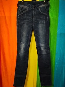 G-Star Raw New Elva Tapered womens blue jeans womens size W25 L34 - Picture 1 of 10
