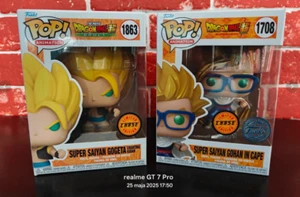 Gogeta Chase 1863 + Gohana Chase 1708 Funko Pop Dragon Ball - Imagen 1 de 5