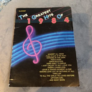 The Greatest Hits of 1984 on Clarinet Songbook Paperback Columbia - Picture 1 of 4