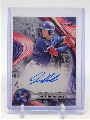JACE BOHROFEN 2024 BOWMAN'S BEST BEST OF 2024 BLUE JAYS AUTO Q5860 - Image 1 of 2