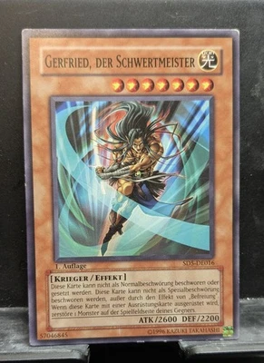 Yu-Gi-Oh Gerfried der Schwertmeister. 1 Auflage. SD5-DE016. Nr.57046845. - Bild 1 von 2