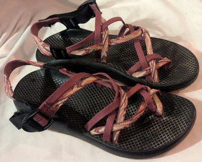 Sandalias clásicas de doble correa Chaco para mujer 8 púrpura malva ZX2 Tirea Wave Foto 1 de 4