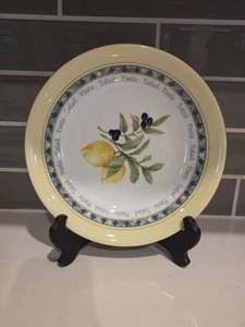 Royal Doulton Carmina TC1277 Individual Pasta Bowl Everyday Dinnerware Lemons - Picture 1 of 9