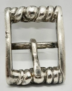 Barry Kieselstein Kordel Sterlingsilber 48 g Gürtelschnalle für 1" Gürtel. - Bild 1 von 4