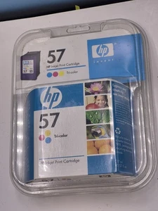 Genuine HP 57 Tri-Color Ink Cartridges C6657AN Sealed Dated 2008 - Picture 1 of 3