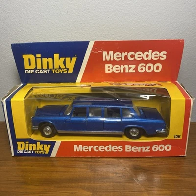 Vintage 1976 Dinky Toys Mercedes-Benz 600 Blue Pullman Limousine NIB NOS - Image 1 of 4