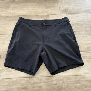 Lululemon Shorts Herren 34x7 ABC Classic Fit Commission Warpstreme schwarz - Bild 1 von 6