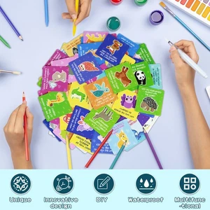 180Pcs Joke Cards Set for Kids Funny Lunchbox Notes Reusable Motivational FaQlz - Picture 1 of 12