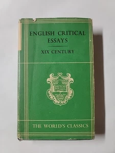 English Critical Essays 16th 17th 18th Centuries 240 The World’s Classics Oxford - Imagen 1 de 6