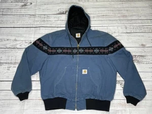 RARE Carhartt Active Jacket Native American Pattern Size XL (?) USA Azteken Ente - Bild 1 von 19