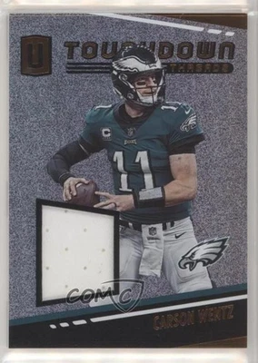 2019 Panini Unparalleled Touchdown Threads Carson Wentz #TT-CW - Image 1 of 2