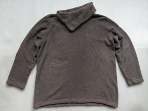 Bonprix Womens Taupe Knitted Jumper Medium EU 40 /42 Cowl Neck Pullover Warm - Picture 1 of 3