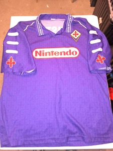 Shirt Jersey Trikot vintage AC FC Fiorentina Italy Italia Batistuta - Picture 1 of 5