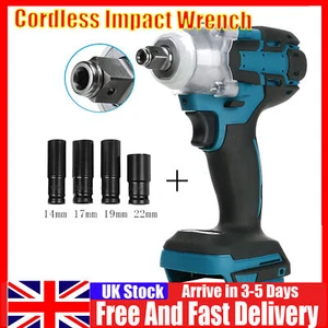 For Makita Battery Impact Wrench Brushless Driver Cordless Rattle Gun Socket/18V - Picture 1 of 8