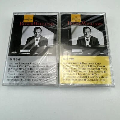 The Golden Piano of Roger Williams Cassette 2 Tape Set 1991 MCA Records - Image 1 of 2