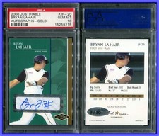 PSA 10 2006 Justifiable Autographs Gold Bryan LaHair RC /50 POP3 Tacoma Rainiers