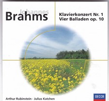 Arthur Rubinstein, Julius Katchen - Brahms: Klavierkonzert No. 1, 4 Balladen