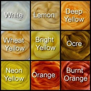 1 yard merino wool roving felting spinning doll hair fiber for dreads 20g/0.7oz  - Picture 1 of 61