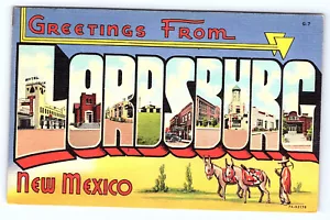 Großbrief Gruß Lordsburg New Mexico Postkarte B936 - Bild 1 von 2