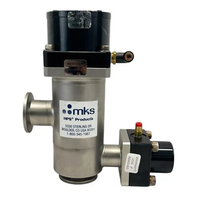 MKS LPV2-25-AK-CST-CNVNH VACUUM RIGHT ANGLE PNEUMATIC VALVE - Image 1 of 4