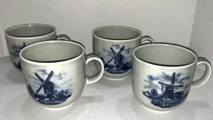 Molino de viento tazas de café de té de gres Royal Schwabap de colección - Imagen 1 de 12