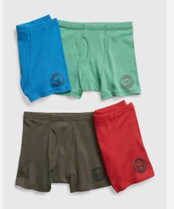 Gap Kids Size 8 Cotton Boxer Briefs 4 Pairs Marvel Heroes - Picture 1 of 4