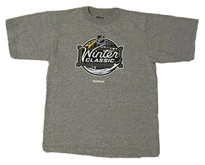 NHL Winter Classic 2011 Pittsburgh Penguins Reebok grau S Small 90 Baumwolle/10 Poly - Bild 1 von 5