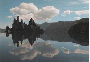 Vintage Crater Lake Phantom Ship Oregon Postcard Photo Card *Unused* - Bild 1 von 1