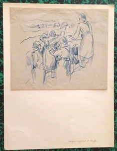 Raymond RENEFER "Soldat et tranchées" - Imagen 1 de 4
