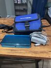 Used 3DS Aqua Blue /w Charger And Game Holder Bag