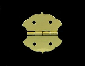L228 -Brass Plate  Decorative Butterfly hinge (10 pcs.) "FREE SHIPPING" - Picture 1 of 1
