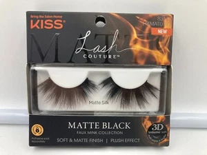 KISS Lash Couture Mate Seda Imitación Visón Colección Pestañas Postizas Negro Mate - Imagen 1 de 2