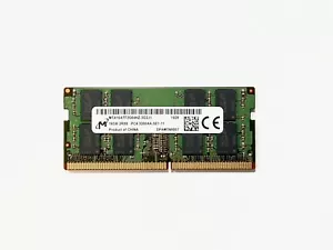 Micron 16GB 3200MHz DDR4 PC4-25600 PC4-3200AA 2RX8 SO-DIMM MTA16ATF2G64HZ-3G2J1 - Picture 1 of 1