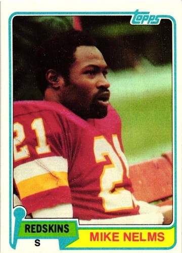 MIKE NELMS 1981 Topps Football #407 $1 Items MUST Buy 2 to Qualify ...