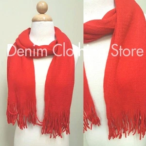 Women Plain Solid Colors Fringe Scarf Wraps Shawl Stole Scarve Shawls Winter Lot - Picture 1 of 11