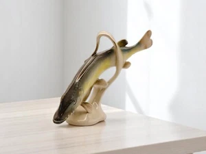 Royal Dux Pike Porcelain Figurine Flawless Hand Painted - Picture 1 of 9
