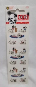 Vintage 90’s Sandylion Flocked Fuzzy 101 Dalmatiner Disney Puppy Dogs Sticker - Bild 1 von 4